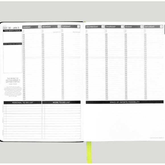 PASSION PLANNER: WEEKLY 2021 ANNUAL FOREST GREEN - Picture 4 of 5